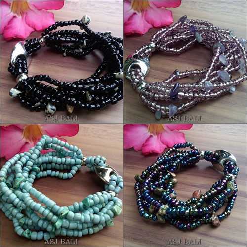 balinese stretching beads bracelet fashion