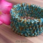 beads crystal bracelets rain fall designs