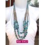 beads shells necklaces bali turquoise color fashion