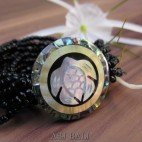 bracelets beads seashells stretch turtle carved
