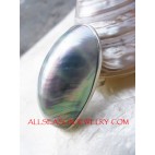 Bali Silver Rings Shells
