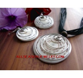 Nautilus SeaShell Sets Pendant Necklaces Earrings