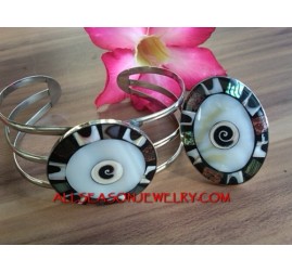 Resin Shell Bracelet Ring Set