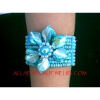 Fashion Bead Flower Bracelet