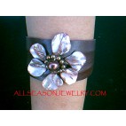 Floral Leather Bracelets