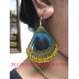 Bead Feather Earring