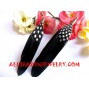 Black Feather Earring