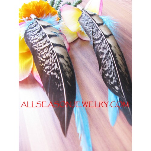 Fancy Feather Earrings