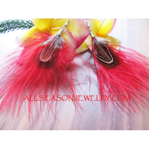Handcrafted Feather Earring