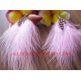 Hook Earring Feather Fashion