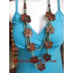 Bead Wooden Necklaces