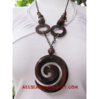 Wood Necklaces Carving