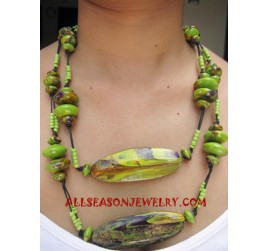 Woods Painting Necklace