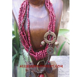 Beads Metal Necklace