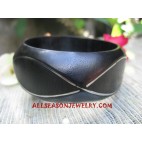 Wooden Bangles Stainless