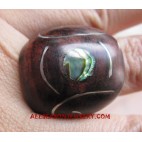 Ring Stainless Wooden