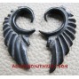 Eagle Hand Carved Black Horn Ears Piercing Fake Gauge