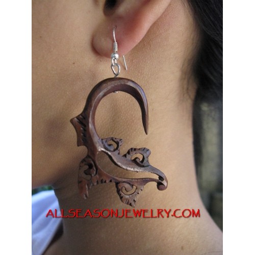 Tribal Earring Silver Hook