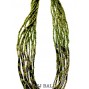 beads necklace multiple seeds straw chain steel bali