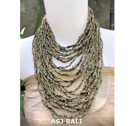 fashion necklaces beads doff mix multiple strand design