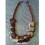 bali cow bone ethnic tribal necklaces solid color