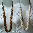 long seeds cow bone necklaces for women ethnic design