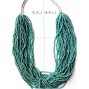bali full beads fashion necklaces multiple strand turquoise