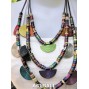 coconut wooden beads mix color charms necklaces 